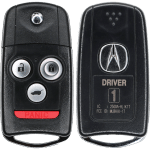 Acura ZDX Remote Flip Key Fcc MLBHLIK-1T Pn 35113-SZN-A00 Driver 1
