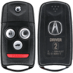 Acura ZDX Remote Flip Key Fcc MLBHLIK-1T Pn 35113-SZN-A10 Driver 2