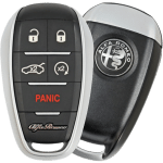 2017-2022 Alfa 5-Button Smart Key Fob FCC KR5ALFA434 Part number 6EP44LXHAA (OEM)