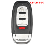 2008-2016 Audi 4-Button Smart Key Fob FCC IYZFBSB802 Part number 8KO-959-754-F With Comfort Access (AFTERMARKET)