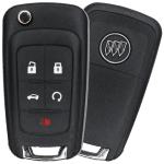 Buick 5 Button Remote Flip Key Fcc OHT01060512 Pn 13504204