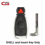 1997-2014 Mercedes Benz 4-Button Fobik Key SHELL for IYZ-3312 (CGDI)