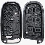 KEY SHELL FOR CHRYSLER DODGE JEEP 4 BUTTON GEN4 TOMBSTONE PROXIMITY REMOTE - Image 2