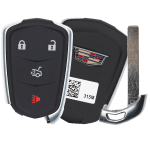 Cadillac 4 Button Proximity Smart Key Fcc HYQ2AB Pn 13598506 13510253 13594023