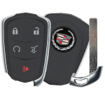 Cadillac 5 Button Proximity Smart Key Fcc HYQ2EB Pn 13598516 13510245