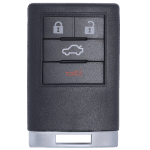 Cadillac CTS DTS 4 Button Keyless Entry Remote Fcc OUC6000066 Pn 22889449