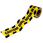 Caution Tape - "Door Repair In Progress"
