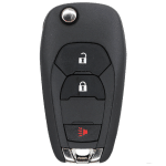 Chevrolet 3 Button Flip Key Fcc LXP-T003 Pn 13522783 (K&S)