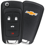 2010-2019 Chevrolet 4 Button Remote Flip Key For GM Fcc OHT01060512 Pn 13501913 5912543 13504200 13576139 13574862 13500222 (OEM)