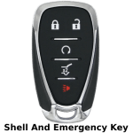 Chevrolet 5 Button Smart Key SHELL for HYQ4AA HYQ4EA