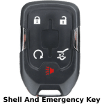 Chevrolet 5 Button Smart Key Shell for HYQ1AA HYQ1EA (K&S)
