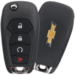 Chevrolet Cruze 4 Button Flip Key Fcc LXP-T004 Pn 13530746 433 Mhz (OEM)