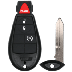 Chrysler Dodge Jeep VW 4 Button Fobik Key SHELL For Fcc M3N5WY783X IYZ-C01C