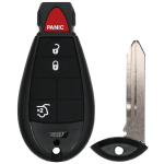 Chrysler Dodge Jeep VW 4 Button Fobik Key SHELL For Fcc M3N5WY783X IYZ-C01C