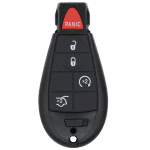 Chrysler Dodge Jeep VW 5 Button Fobik Key SHELL For Fcc M3N5WY783X IYZ-C01C