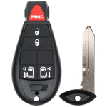 Chrysler Dodge Jeep VW 5 Button Fobik Key SHELL For Fcc M3N5WY783X IYZ-C01C