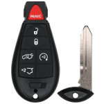 Chrysler Dodge Jeep VW 6 Button Fobik Key SHELL For Fcc M3N5WY783X IYZ-C01C