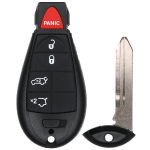 Chrysler Dodge Jeep VW 5 Button Fobik Key SHELL For Fcc M3N5WY783X IYZ-C01C