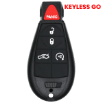 Dodge 5 Button Keyless Go Fobik Smart Key Fcc IYZ-C01C Pn 68060751AA