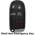 Dodge Chrysler Jeep 5 Button Smart Key Shell For M3N40821302