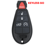 Dodge Jeep 5 Button Keyless Go Fobik Smart Key Fcc IYZ-C01C Pn 05026538AK 56046735AH