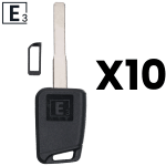 E3 Solid Key Shell – Mechanical Ford High Security Service Key HU101 Pack Of 10