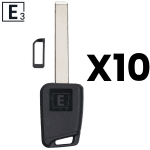 E3 Solid Key Shell – Mechanical GM High Security Service Key HU100 Pack Of 10