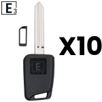 E3 Solid Key Shell - Mechanical GM Key Blank B106 GM37 Pack Of 10