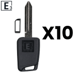 E3 Solid Key Shell – Mechanical Y159 P1795 Mechanical Key CHR-15 Pack Of 10