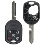 Ford 5 Button Remote Head Key Shell Pn 164-R8000