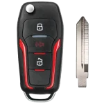 Ford Lincoln Mercury 3 Button Remote Flip Key Fcc CWTWB1U331 Chip 4D63 80 Bit (K&S)