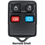 Ford Mazda Lincoln Mercury 4 Button Keyless Entry Remote Kel Shell Fcc CWTWB1U331 CWTWB1U345 (K&S)