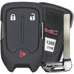 2018-2021 GMC 3-Button Smart Key Fob FCC HYQ1AA Part number 13591388 (OEM)