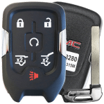 2015-2019 Chevrolet GMC 6-Button Smart Key Fob FCC HYQ1AA Part number 13580804 13508280 (OEM)