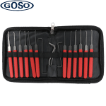 GOSO 16 Pcs Barrel Unlocking Lock Pick Set