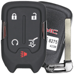 2017-2020 GMC 5-Button Smart Key Fob FCC HYQ1EA Part number 13508275 13508275A 13523305 (OEM)