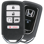Honda 5 Button Smart Key Driver 2 Fcc ACJ932HK1310A Pn 72147-T2G-A51