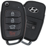 Hyundai 4 Button Flip Key Fcc OKA-NO38 (AD) Pn 95430-F2000 95430-F2001