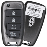 Hyundai Elantra GT 4 Button Remote Flip Key Fcc OSLOKA-450T (PD) Pn 95430-G3100