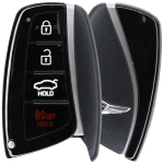 2000-2016 Hyundai Genesis 4-Button Smart Key Fob FCC SY5DHFNA433 Part number 95440-B1200 95440B1200 95440-B1200BLH 95440-B1200-BLH 95440-B1210 95440B1210 (OEM)