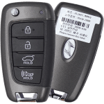 Hyundai Veloster 4 Button Flip Key Fcc SY5IGRGE04 Pn 95430-J3000