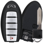 Infiniti 5 Button Remote Start Key Fcc KR5S180144014 IC 204 Pn 285E3-4HK0A