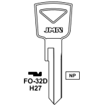 JMA Ford Lincoln Merc FO-32D H27 1127DP Mechanical Key