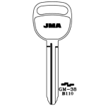 JMA GM Double Sided 10 Cut Key Blank GM-38 B110
