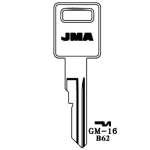 JMA GM Single Sided 6 Cut Key Blank GM-16 B62