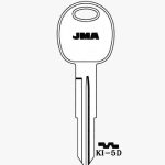 JMA H76 FORD ESCORT AUTO METAL KEY BLANK