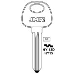 JMA Hyundai / Kia HY15 Metal Key HY-13D