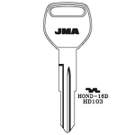 JMA Honda Acura 8 Cut Key Blank HOND-16D X214 B100 HD103