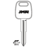 JMA Hyundai HY4 / X187 Blank Key HY-3 / HY-17