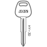 JMA Hyundai HY5 / X196 Mechanical Key HY-3D